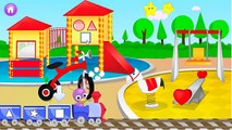 Развивающий мультфильм: Веселый поезд Геометрические фигуры / Merry train Geometric Shapes