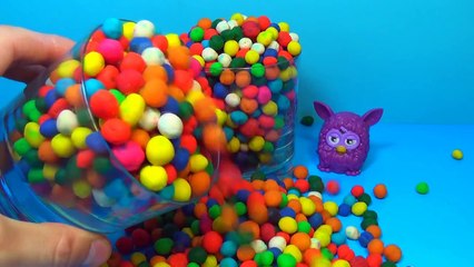 Play Doh surprise eggs! Littlest Pet Shop FURBY LPS Unboxing eggs surprise For KIDS