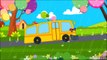 Wheels On The Bus Go Round And Round | Nursery Rhymes For Babies | New Yellow Bus by HooplaKidz