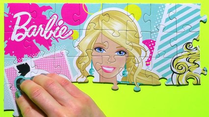 Puzzle Games BARBIE Kids Toys Rompecabezas De Play Learn Puzzles quebra-cabeça Yapboz пазл