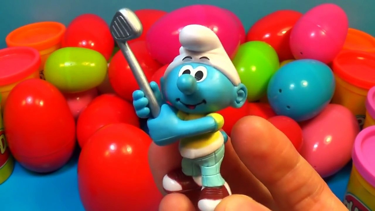 30 surprise eggs! Disney Cars MARVEL IRON MAN Hello Kitty MINIONS Thomas PONY LPS Party Animals