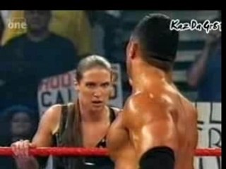 The Rock Gets Beats By Shane & Booker