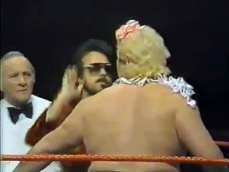 Adrian Adonis vs Jim Powers   Championship Wrestling Jan 18th, 1986