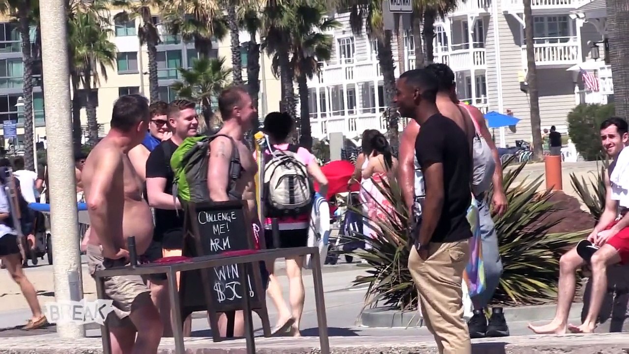 Extreme Arm Wrestling Challenge Prank