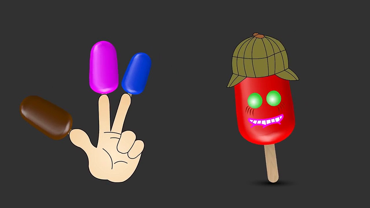 Ice Cream 21 Finger Family Rhyme ♦ Daddy Finger Song