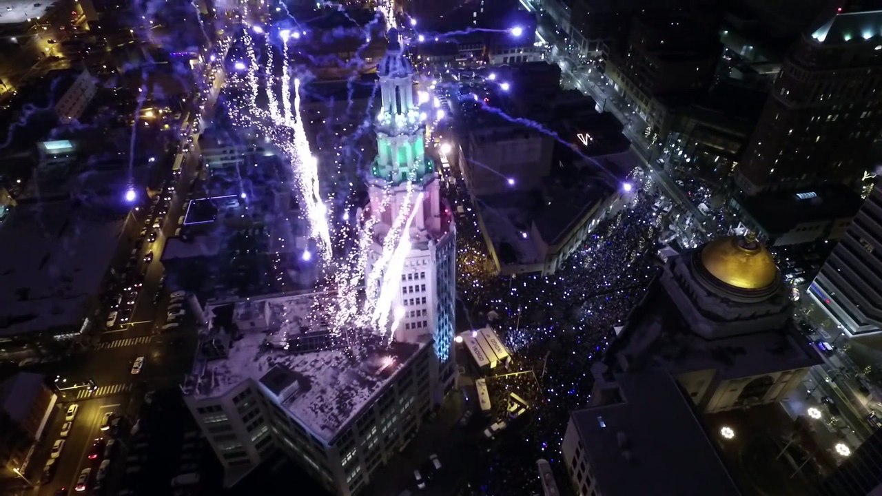 Nouvelle Année : Le célèbre feu d'artifice de New York filmé par un drone