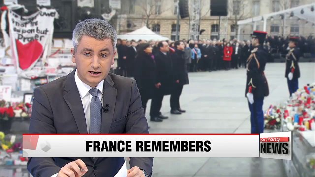 Paris pays tribute to 147 people killed in terror attacks over past year