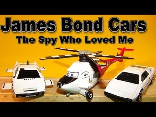 James Bond Cars Re-Enactment Scene, Car To Submarine with Hot Wheels Cars