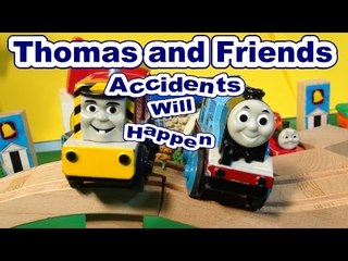 Thomas and Friends REVERSED Accidents Will Happen with Electric Thomas and Salty