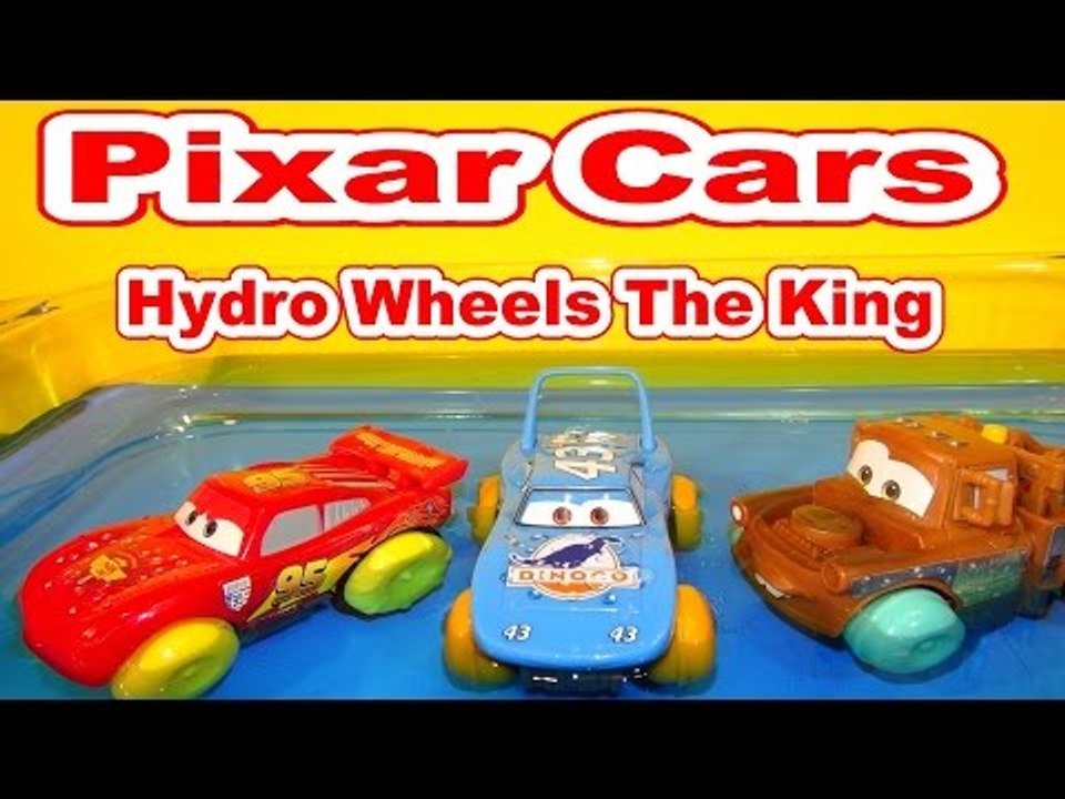 Disney Pixar Cars Unboxing Hydro Wheels The King with Lightning McQueen Mater and more