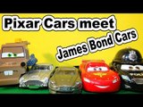 Disney Pixar Cars meets James Bond Cars from SkyFall and Casino Royale with Lightning McQueen