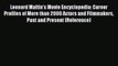[PDF Download] Leonard Maltin's Movie Encyclopedia: Career Profiles of More than 2000 Actors