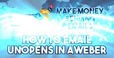 Email How To Videos How to Email Unopens in AWeber Video-12