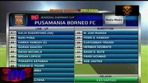 Pusamania Borneo FC Vs Semen Padang 2-0, Semifinal Jenderal Sudirman Cup, Leg Pertama 10-01-2016