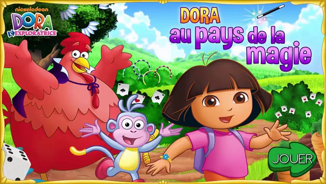 Jeux educatif pour Enfants - Dora l'exploratrice en Francais | Dora au pays de la magie dora des animes  AWESOMENESS VIDEOS