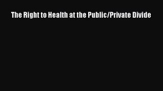 Download The Right to Health at the Public/Private Divide PDF Free