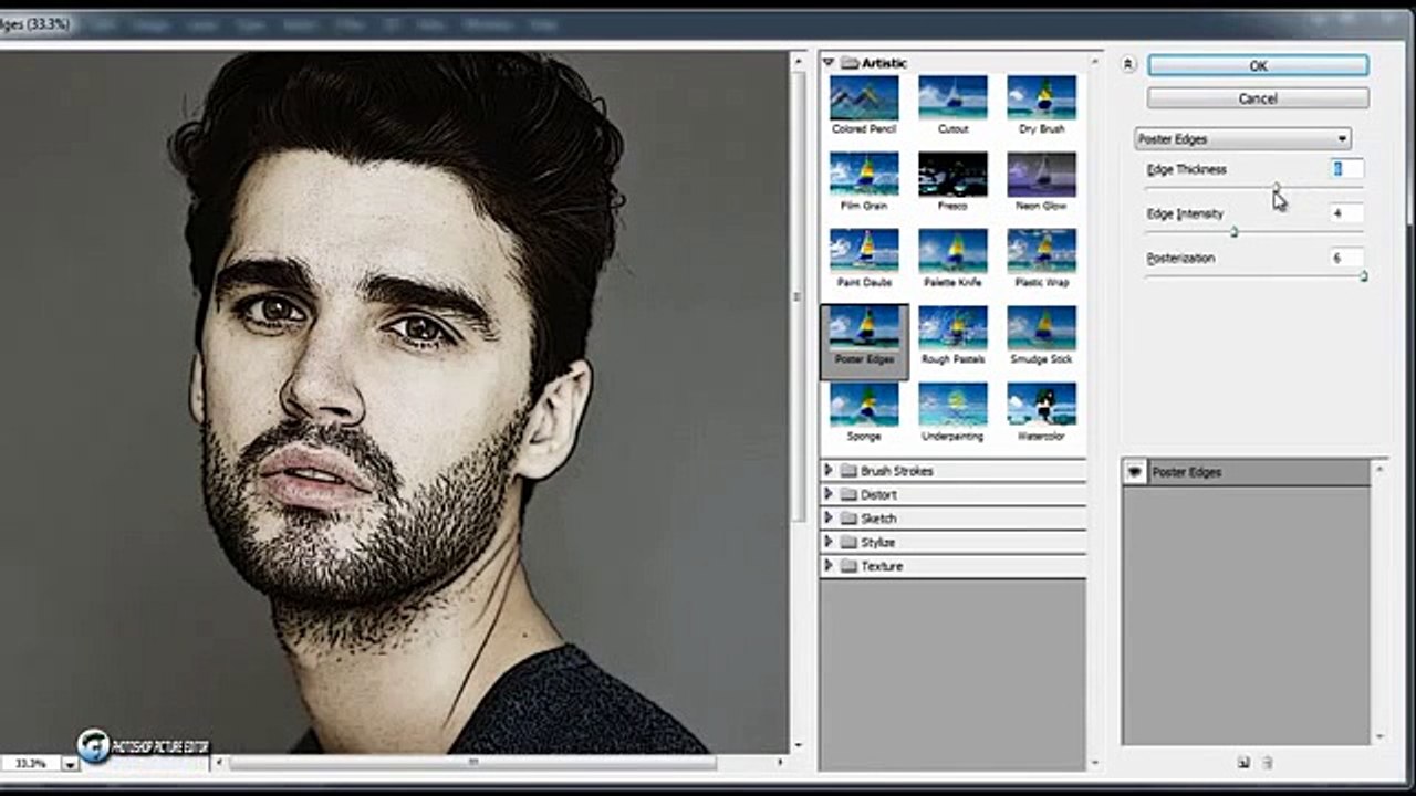 Photoshop CS6 Tutorial Create Easy Cartoon Effect