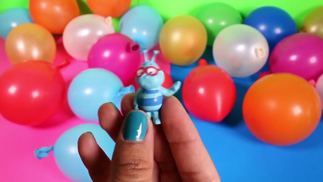 Surprise Balloons with Toys Dora Explorer Spider-Man Peppa Pig Angry Birds Disney Princess Eggs