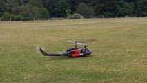 BELL UH 1D SAR SCALE RC ELECTRIC MODEL HELICOPTER FLIGHT / Turbine meeting 2016 *1080p50fp