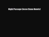 Night Passage (Jesse Stone Novels) [PDF Download] Full Ebook