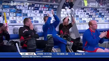 Abdul Razzaq   Match Winning Inning in County Cricket 2011