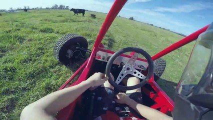 Suzuki Hayabusa off road Buggy lap go pro on board
