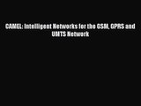 [PDF Download] CAMEL: Intelligent Networks for the GSM GPRS and UMTS Network [Download] Online