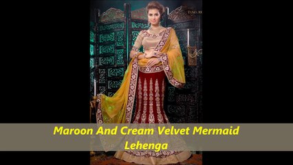 Mermaid Lehenga Choli by nikvik.com