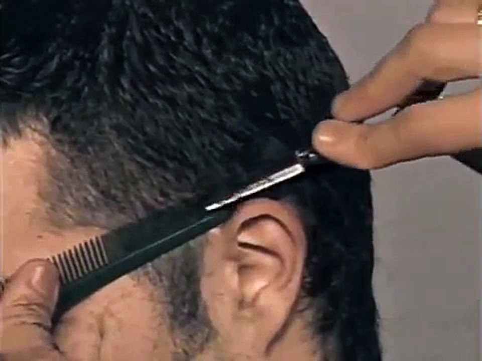men haircut for round face