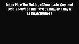 PDF Download In the Pink: The Making of Successful Gay- and Lesbian-Owned Businesses (Haworth