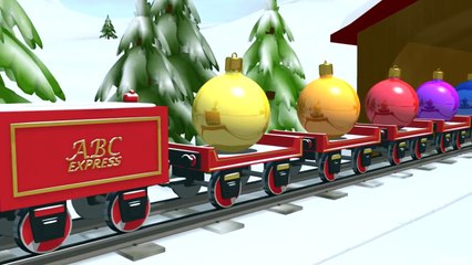 Çizgi film - Tren Shawn Noel ağacımızı süslüyor - renkleri öğreniyoruz
