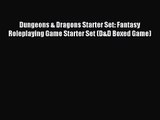 [PDF Download] Dungeons & Dragons Starter Set: Fantasy Roleplaying Game Starter Set (D&D Boxed