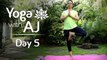 Yoga For Balance And Strength | Day 5 | Yoga For Beginners - Yoga With AJ