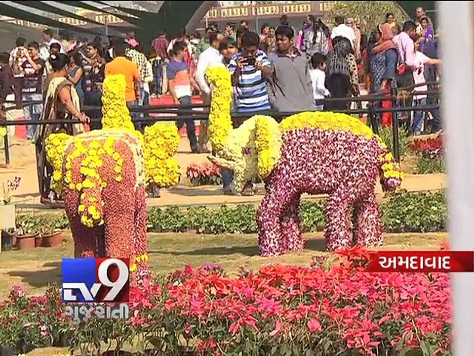 Huge response to flower show on concluding day, Ahmedabad - Tv9 Gujarati