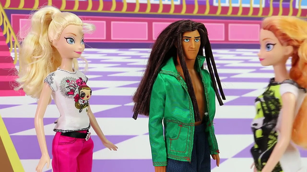 Frozen Elsa Saves Anna from Evil Cousin Asle. DisneyToysFan