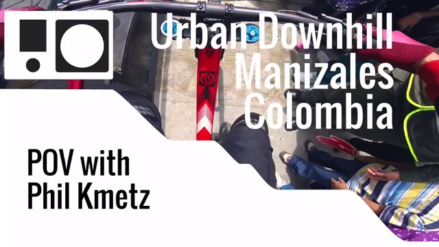 Extreme Mountain Bike Urban downhill Race in Colombia - MTB