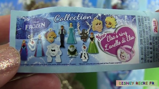 Frozen Surprise Reine des Neiges Chaussette de Noël Oeufs Surprise Christmas 2015