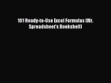 [PDF Download] 101 Ready-to-Use Excel Formulas (Mr. Spreadsheet's Bookshelf) [Download] Online