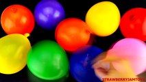 Balloon Surprise Eggs! Shopkins Frozen Minions Cars 2 Spongebob & More by StrawberryJamToy