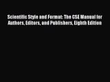 [PDF Download] Scientific Style and Format: The CSE Manual for Authors Editors and Publishers