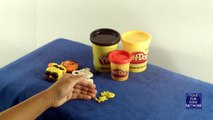Giant SNOOPY WOODSTOCK Play-doh Egg Surprise Toys from THE PEANUTS MOVIE TRAILER 2015 / TU