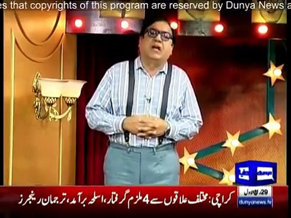Hasb e Haal - 9 January 2016 _ Azizi as Badshah Akbar