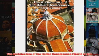The Architecture of the Italian Renaissance World of Art
