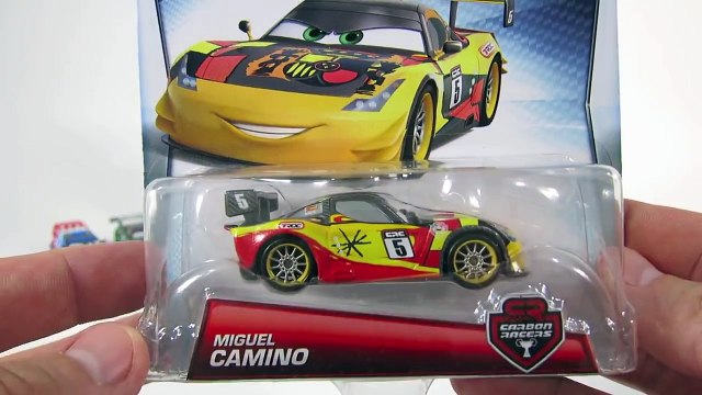 DISNEY PIXAR CARBON FIBER RACERS RIP CLUTCHGONESKI LIGHTNING MCQUEEN DRIFT RACE