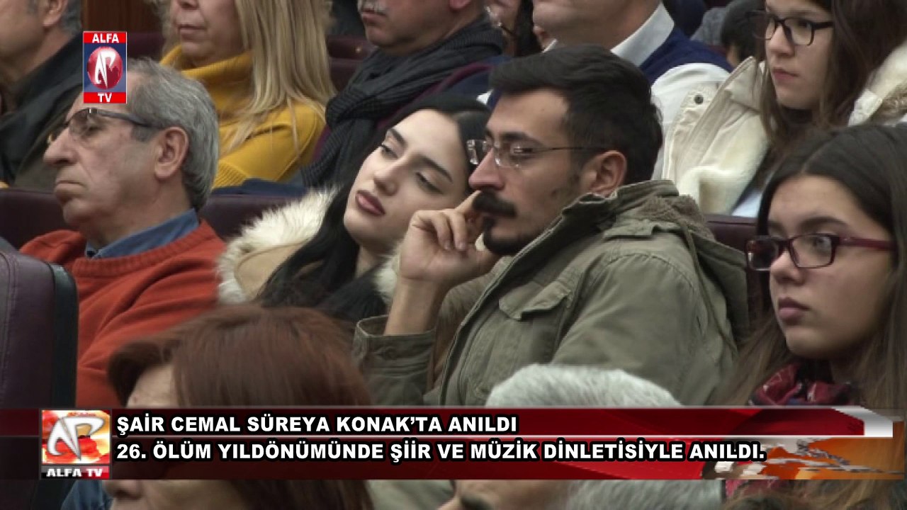 Şair Cemal Süreya Konak’ta anıldı