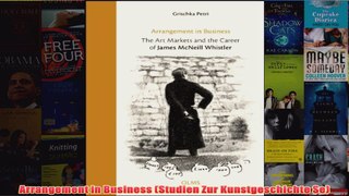 Arrangement in Business Studien Zur Kunstgeschichte Se