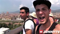 Screaming Maniac Prank! - Yelling At People Around Europe - Public Pranks (JonnyTv)