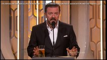 Ricky Gervais' best jokes at the Golden Globes
