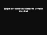 [PDF Download] Zongmi on Chan (Translations from the Asian Classics) [Read] Online