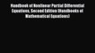 PDF Download Handbook of Nonlinear Partial Differential Equations Second Edition (Handbooks